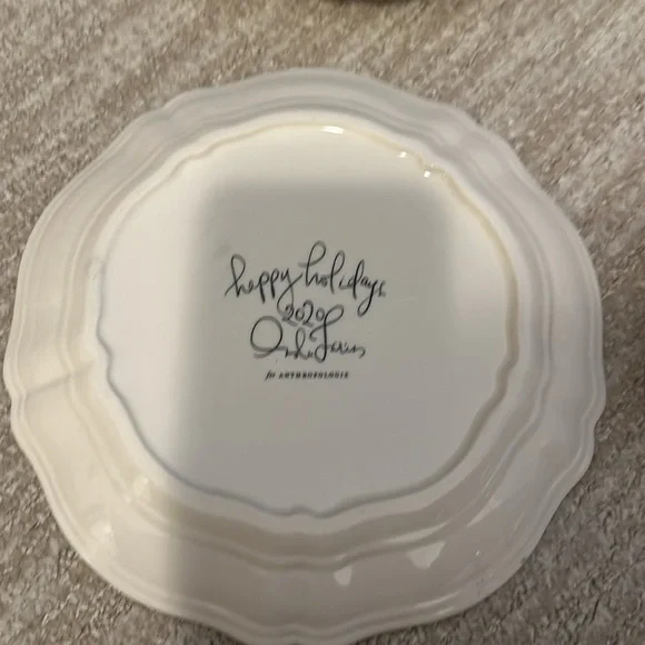 Anthropologie Holiday Dessert Plates - Picture 4 of 5